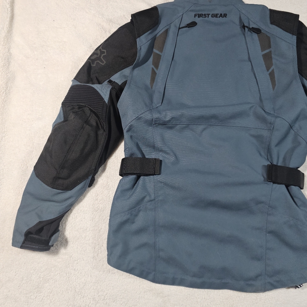 Firstgear Kilimanjaro Sport Motorcycle Jacket Zip Pockets Padded Mens S - Picture 9 of 12